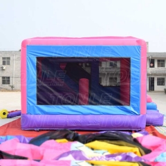 commercial outdoor inflatable bounce house with slide bouncer castle slide combo for sale