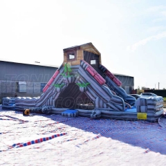 double tube water slide