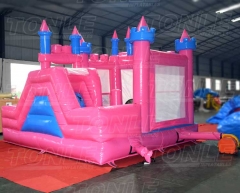 inflatable princess theme bounce house bouncy castle with slide