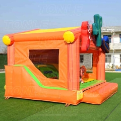 western cowboy bouncy castle