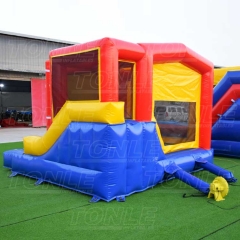 hot sell inflatable bouncy castle combo module bounce house w/ slide combo