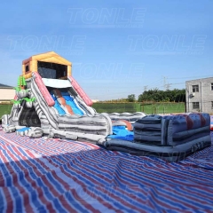 double tube water slide