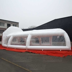 custom white inflatable transparent tent for wedding