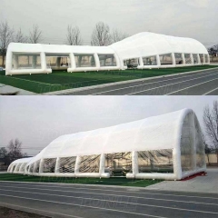 custom white inflatable transparent tent for wedding