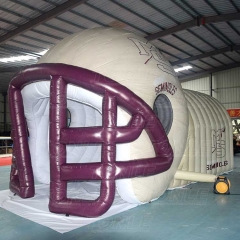 inflatable football helmet tunnel