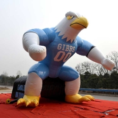 Eagle inflatable mascot tunnel