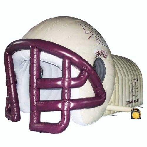 inflatable football helmet tunnel
