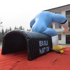 Eagle inflatable mascot tunnel