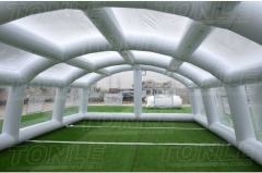 inflatable pool cover tent