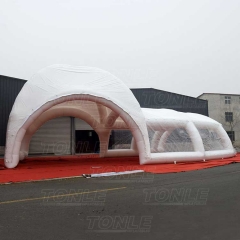 custom white inflatable transparent tent for wedding