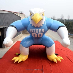 Eagle inflatable mascot tunnel