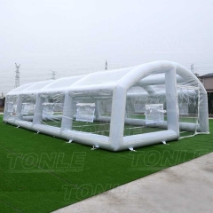 inflatable pool cover tent