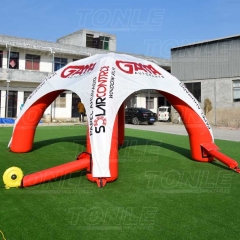 6m 4leg inflatable spider tent