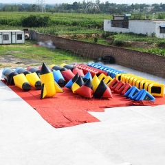 custom inflatable paintball bunker