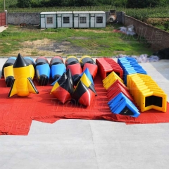 custom inflatable paintball bunker