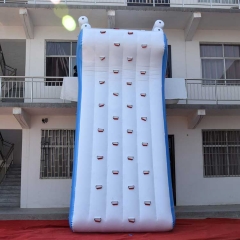 floating water inflatable rock climbing wall for yatch