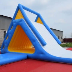 floating water inflatable slide for water park