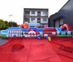 fun city inflatable race track