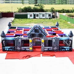zombie inflatable maze