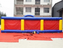 colorful inflatable maze