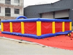 colorful inflatable maze