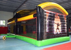 All in one inflatable sports arena