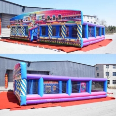 fun house inflatable maze