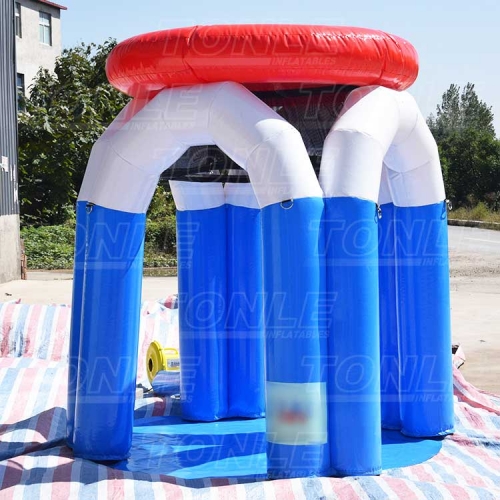 inflatable monster basketball game