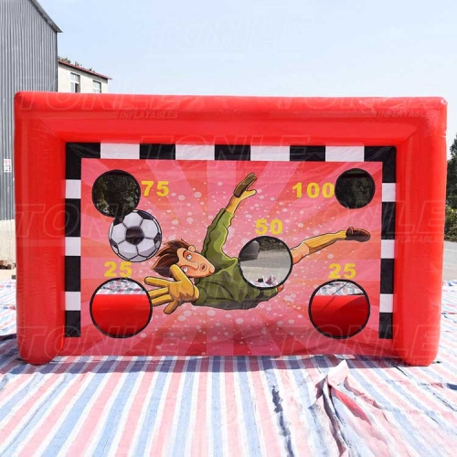 inflatable soccer goal football shoot game