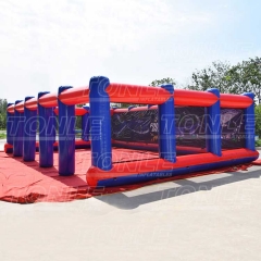 inflatable football shooter game