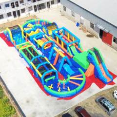 the beast inflatable obstacle course