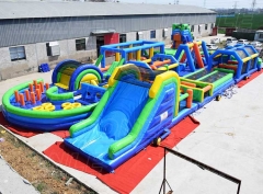 the beast inflatable obstacle course