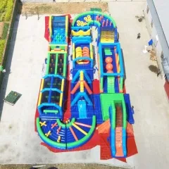 the beast inflatable obstacle course