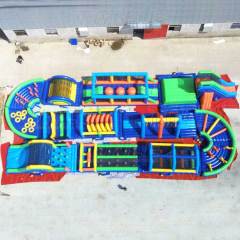 the beast inflatable obstacle course