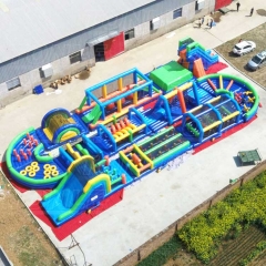 the beast inflatable obstacle course