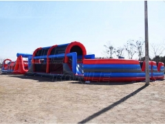 300ft long u shape obstacle course