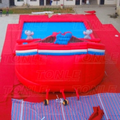 pirate ship mobile water pool park