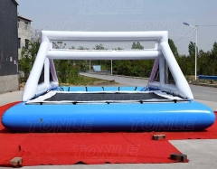 water trampoline volleyball court