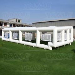 custom white cube tent