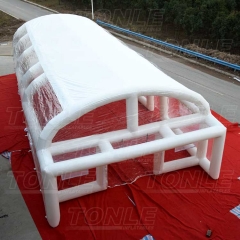 airtight clear inflatable swimming pool cover