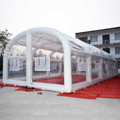 airtight clear inflatable swimming pool cover