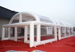 airtight clear inflatable swimming pool cover