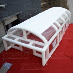 airtight clear inflatable swimming pool cover