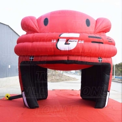 giant inflatable hockey helmet