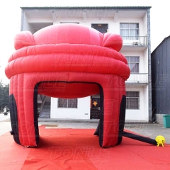 giant inflatable hockey helmet