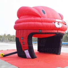 giant inflatable hockey helmet