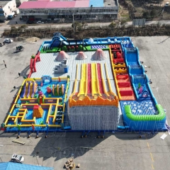 167*133ft inflatable game park