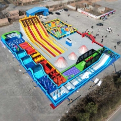 167*133ft inflatable game park