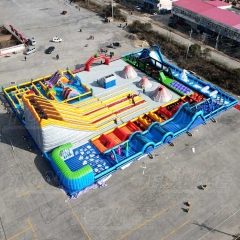 167*133ft inflatable game park