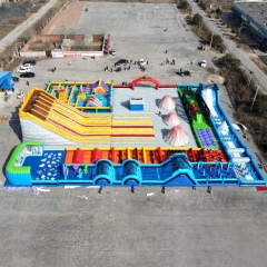 167*133ft inflatable game park